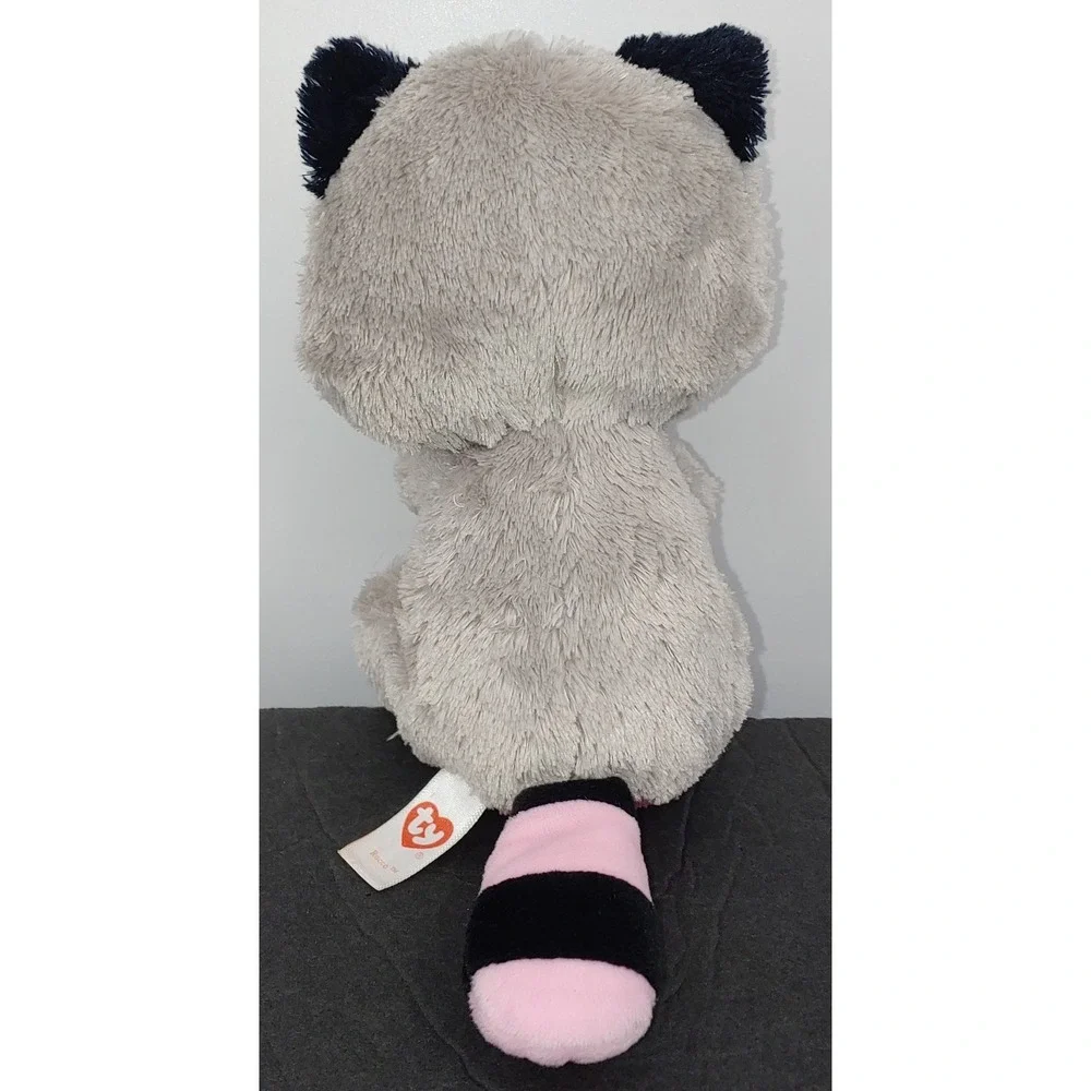 Lot Of 2 Ty Beanie Boos Rocco The Raccoon And Atlas The Fox Plush Stuffed Animal